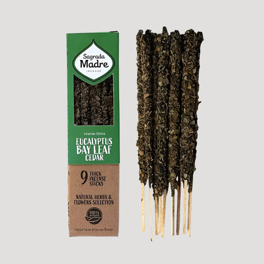 Sagrada Madre Herbal Incense Eucalyptus, Laurel & Cedar