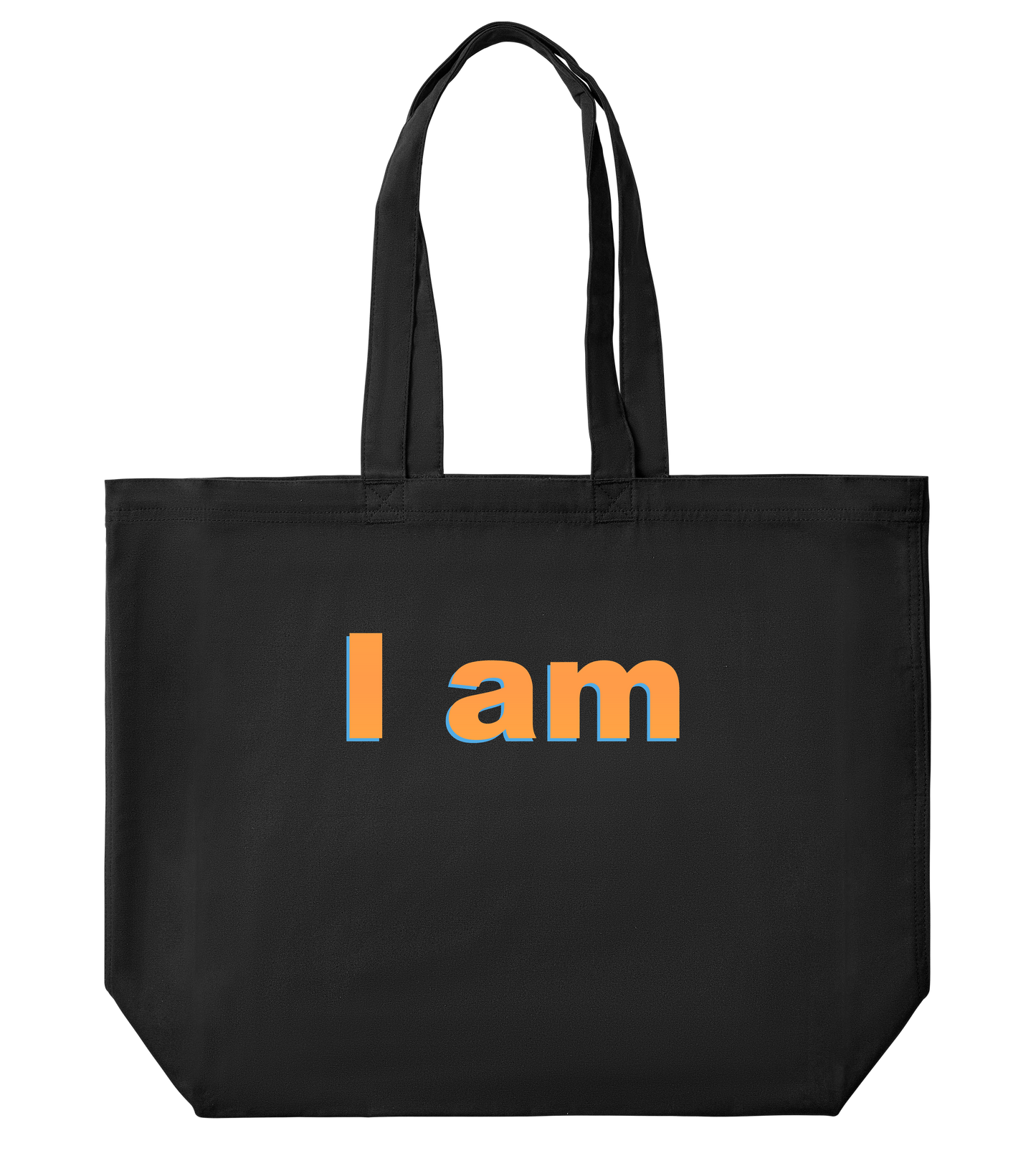 I am Canvas Large Tote